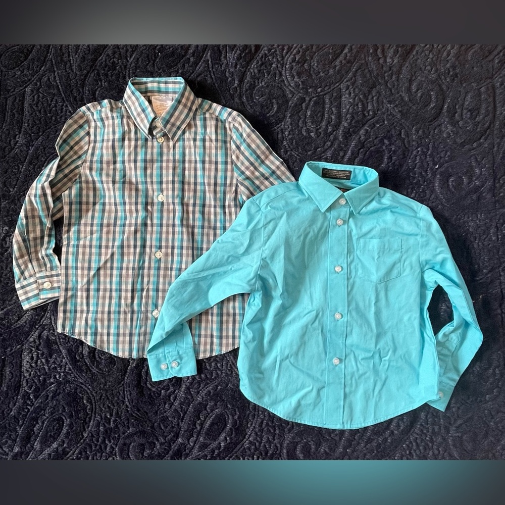Two toddler button down shirts